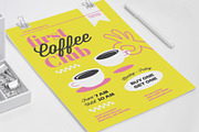 First Coffee Club Yellow, a Flyer Template by Me55enjah Design (Thumbnail 4 of 4)