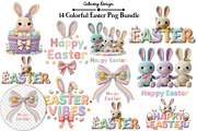 Colorful Easter Png Clipart Bundle, an Illustration by GatewayDesign (Thumbnail 2 of 3)