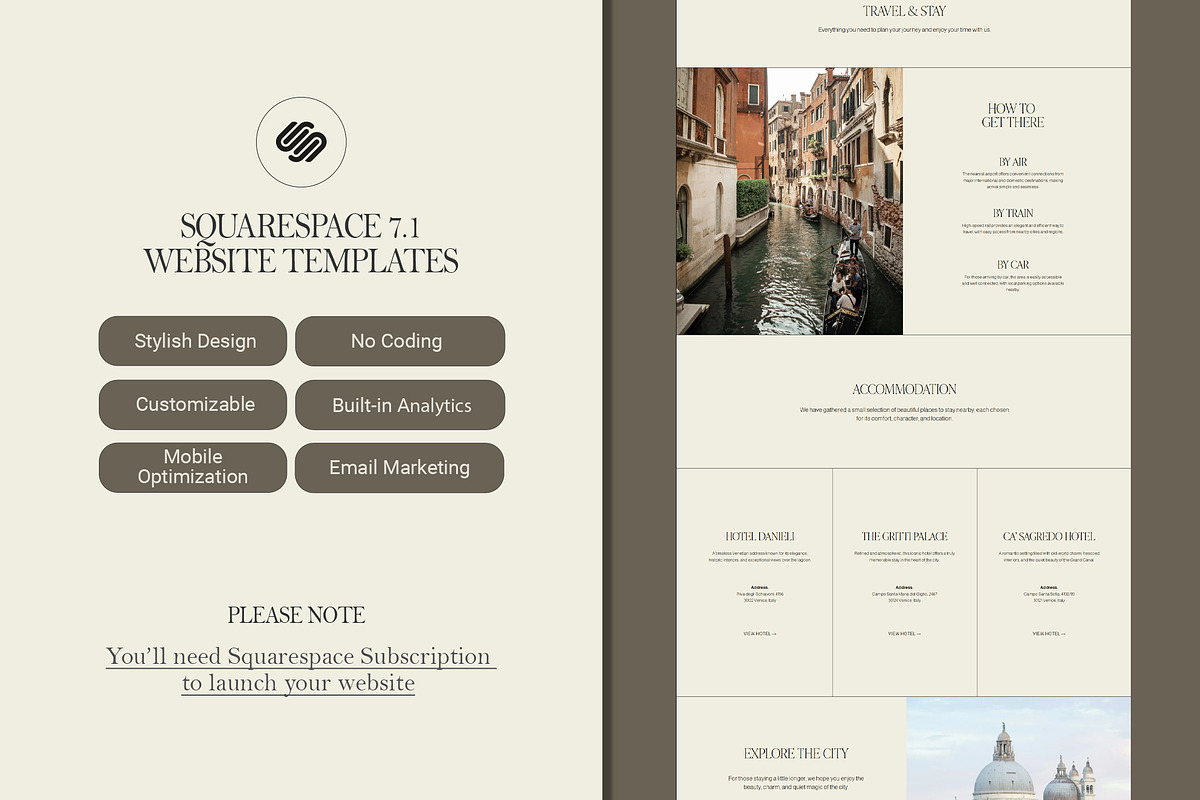Destination Wedding Website Template, a Squarespace Template by 3.14&Co (Photo 5 of 9)