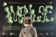The Nebula Flow Font - Chrome Type, a Font by softulka (Thumbnail 2 of 11)