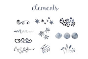 Watercolor Elements Bundle, a Texture Illustration by studio m (Thumbnail 4 of 9)