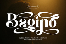Bagino Elegant Serif Font Typeface