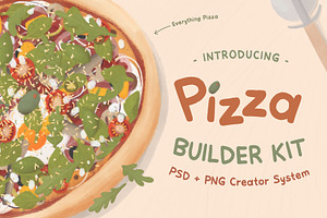 Pizza Builder Kit – Illustrated