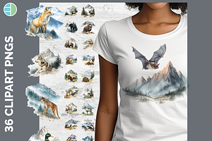 Woodland Animal Bundle, 26 PNG