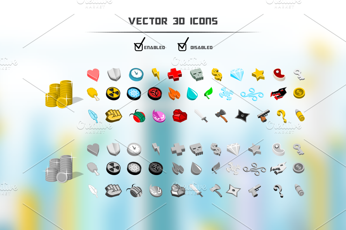 Mechatoon Game UI Art Pack, a Graphic by ridjam (Photo 5 of 5)