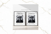 Funeral Welcome Sign B&W Canva FR001, a Poster Template by TyphoonStudio (Thumbnail 7 of 8)