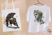 Greek Mythology Clipart PNG Bundle, an Illustration by Jalina Clipart Studio (Thumbnail 3 of 9)