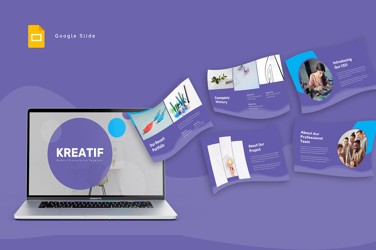 Kreatif - Google Slides Template, a Presentation Template by AQR Studio