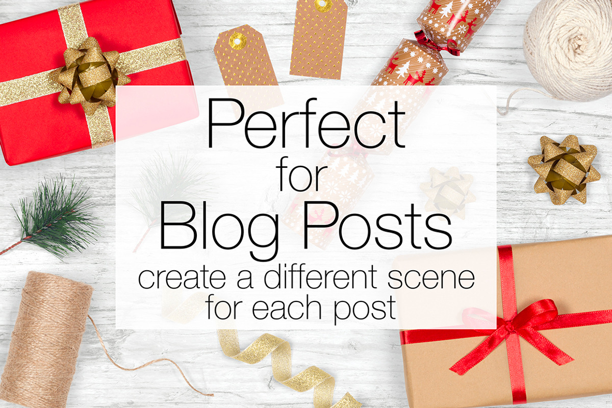 Christmas Scene Creator - Top View, a Product Mockup by Pixomize (Photo 4 of 6)