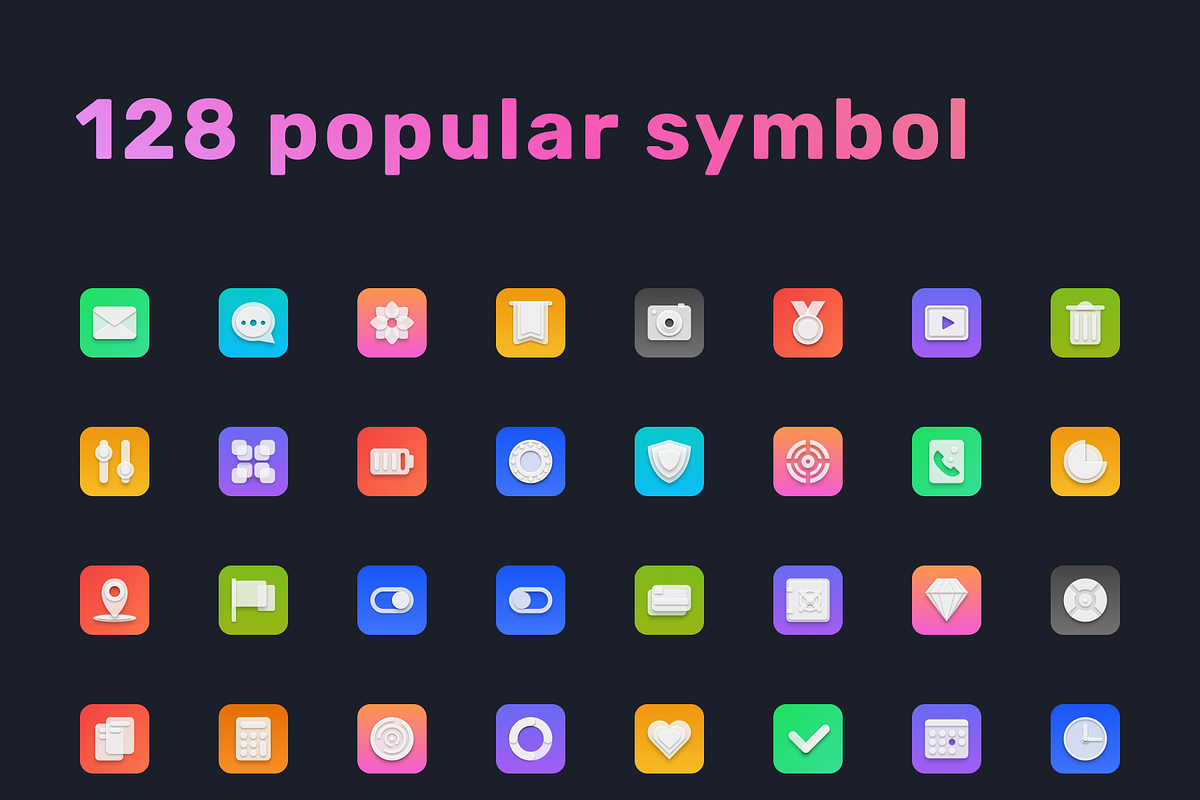 Soft Glass icons, an Icon by Amazing Custom Icons (Photo 2 of 2)