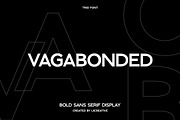 VAGABONDED Display Sans Serif Font, a Sans Serif Font by UICreative (Thumbnail 1 of 13)