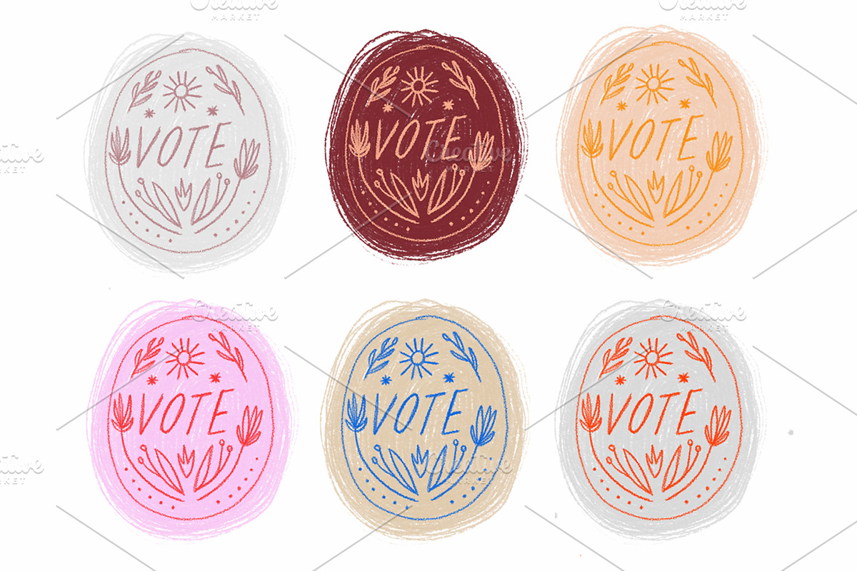 Your Voice, Your Vote Graphics, an Illustration by Mere Hunter (Photo 3 of 7)