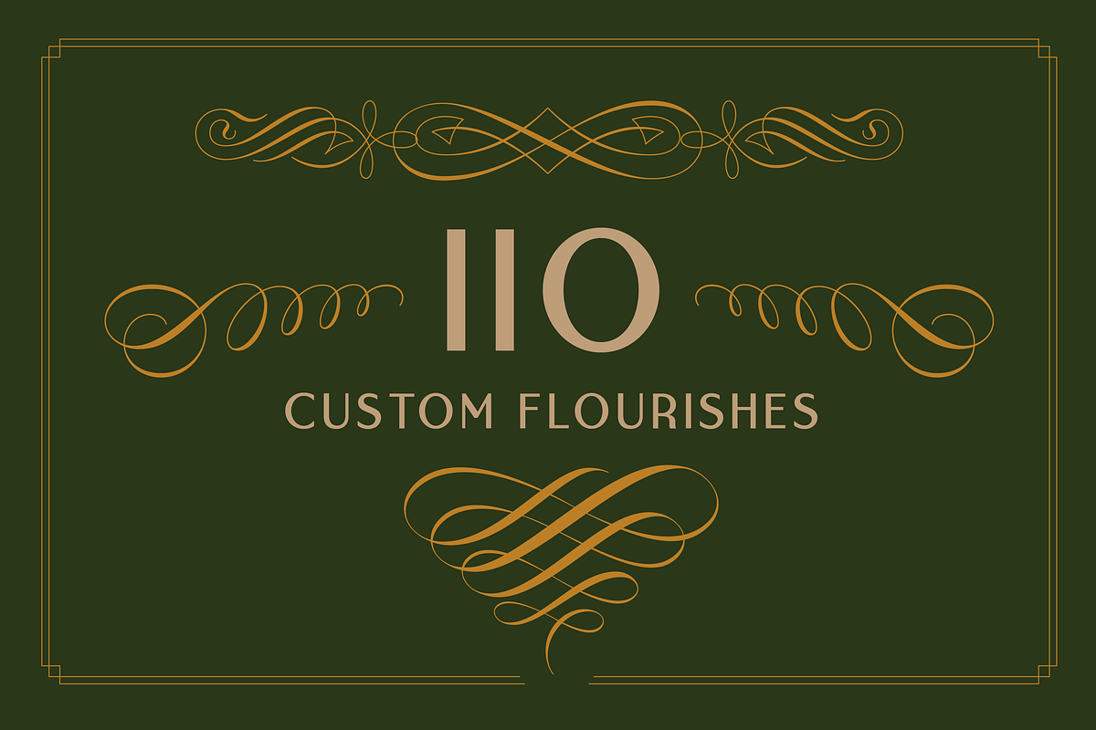 The Fantastic Flourishes Bundle, a Decorative Illustration by Drew Melton (Photo 2 of 4)