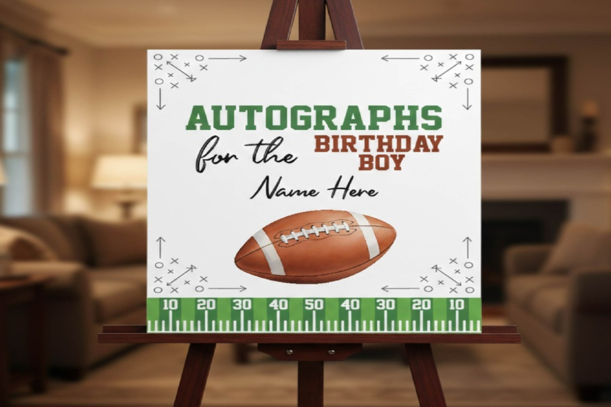 Football Party Sign Bundle Printable, an Object Graphic by Digi_Design_World (Photo 2 of 4)