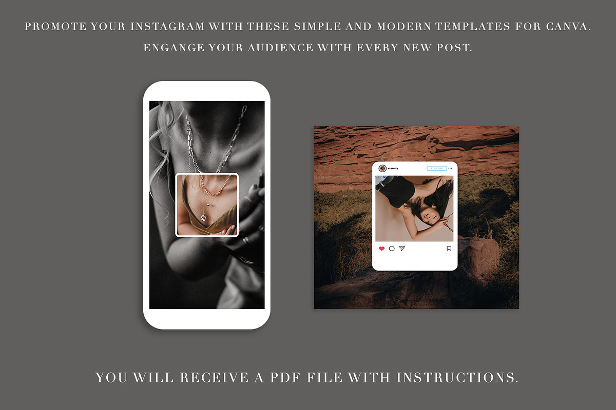 LYRA INSTAGRAM TEMPLATES CANVA, a Social Media Template by IsikChic (Photo 8 of 8)
