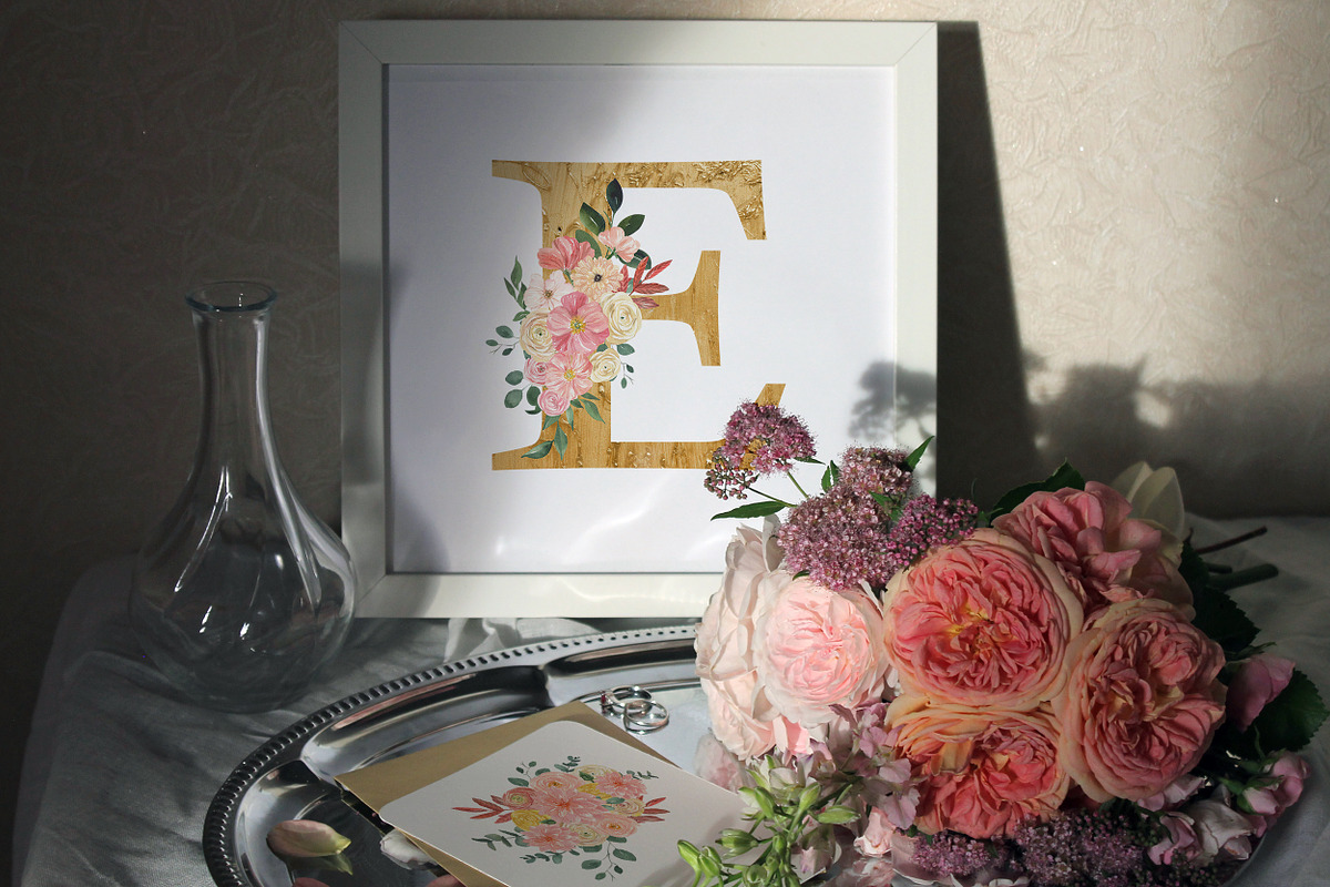 Blush Blooms Soft Watercolor Flowers, a Decorative Illustration by Catch the Dream Art (Photo 9 of 13)