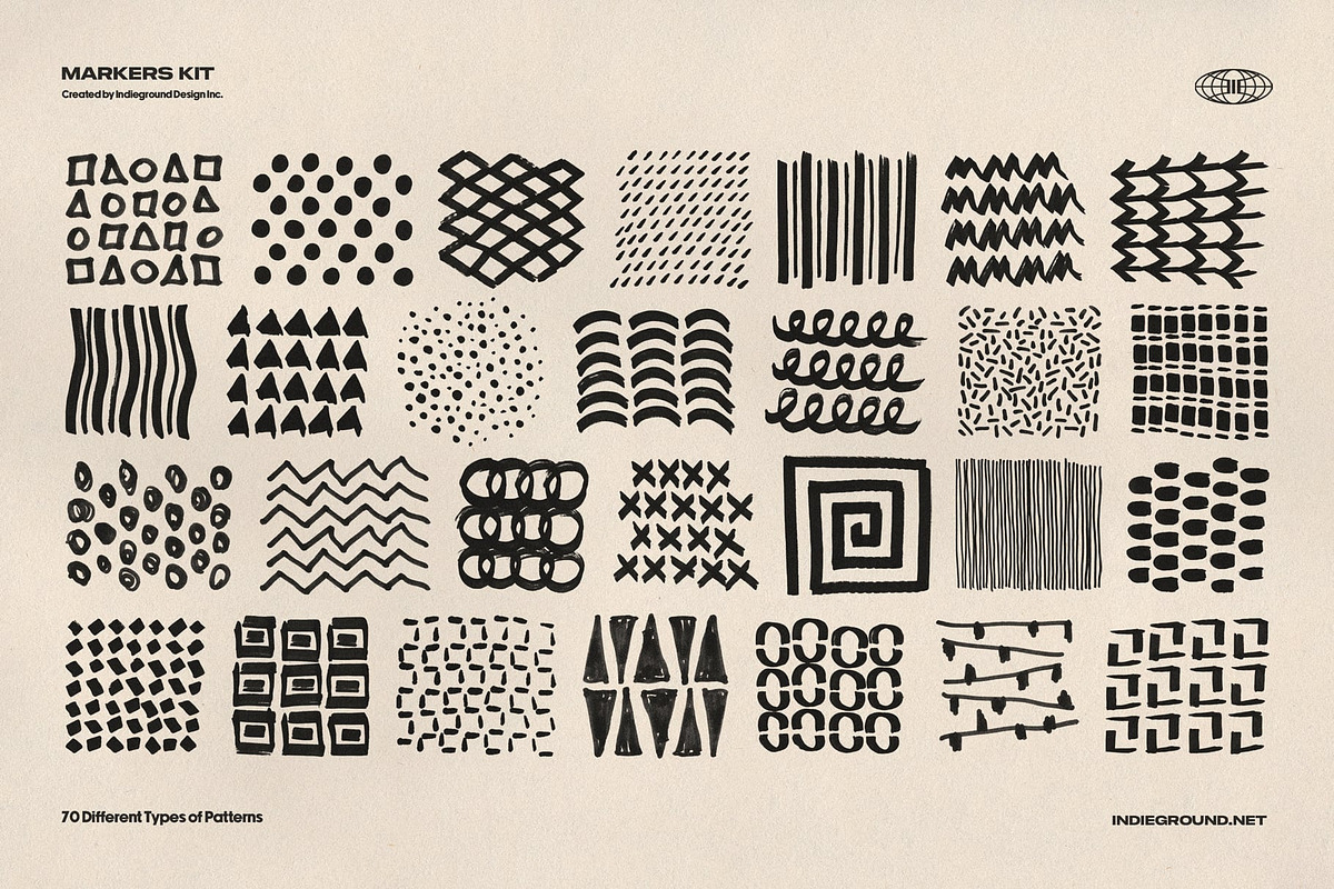 Markers Kit, an Object Graphic by Indieground Design Inc. (Photo 14 of 16)