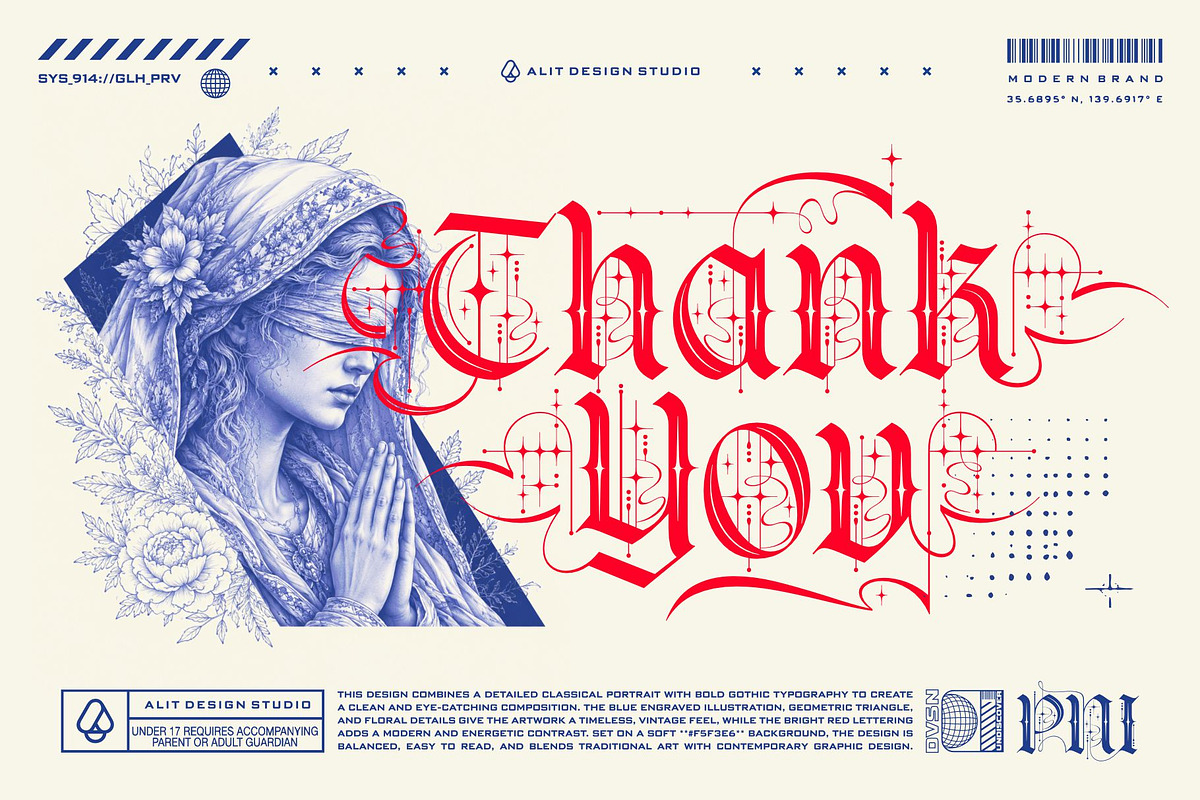 Strata magic Typeface, a Blackletter Font by alit design (Photo 17 of 17)