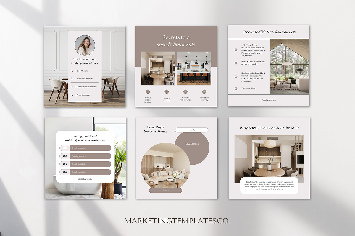 April Real Estate Posts with Caption, a Social Media Template by Marketing Templates Co. (Photo 8 of 18)
