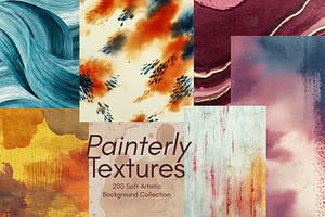 Painterly Textures Background