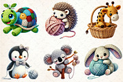 Crochet Animal Sublimation, a Seasonal Illustration by Rose Art (Thumbnail 2 of 4)