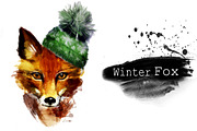 Set fox portraits .4 styles, an Animal Illustration by art_mouse (Thumbnail 2 of 5)