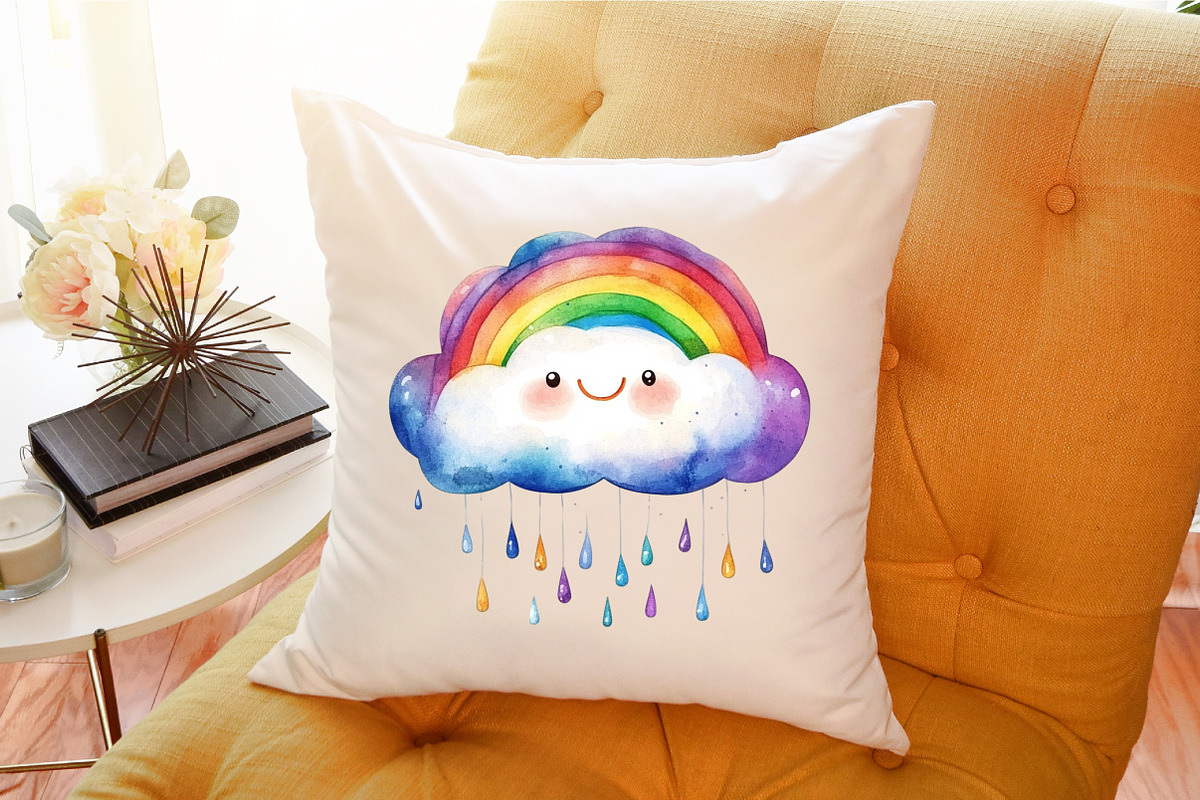 Summer & Rainbows Clipart, an Illustration by Sublimation Artist (Photo 6 of 6)