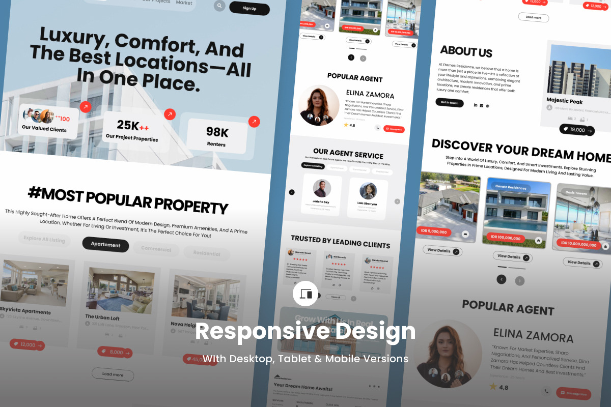 Eterna - Elegant Real Estate Landing, a Landing Page Template by twinstd (Photo 3 of 5)