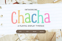 Chacha | A Playful Decorative Font