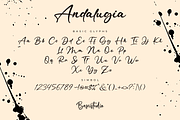 Andalugia Elegant Script Font, a Script Font by Basnistudio (Thumbnail 8 of 9)