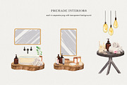 Home spa interior watercolor creator, an Object Illustration by Volha Studio (Thumbnail 5 of 9)