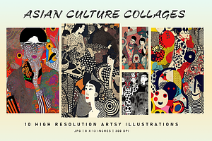 Asian Culture Collages, a Person Illustration by Digital Art Creations