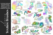 Iridescent Brushes for Procreate, a Brush Add-On by AJ Brushes (Thumbnail 6 of 10)
