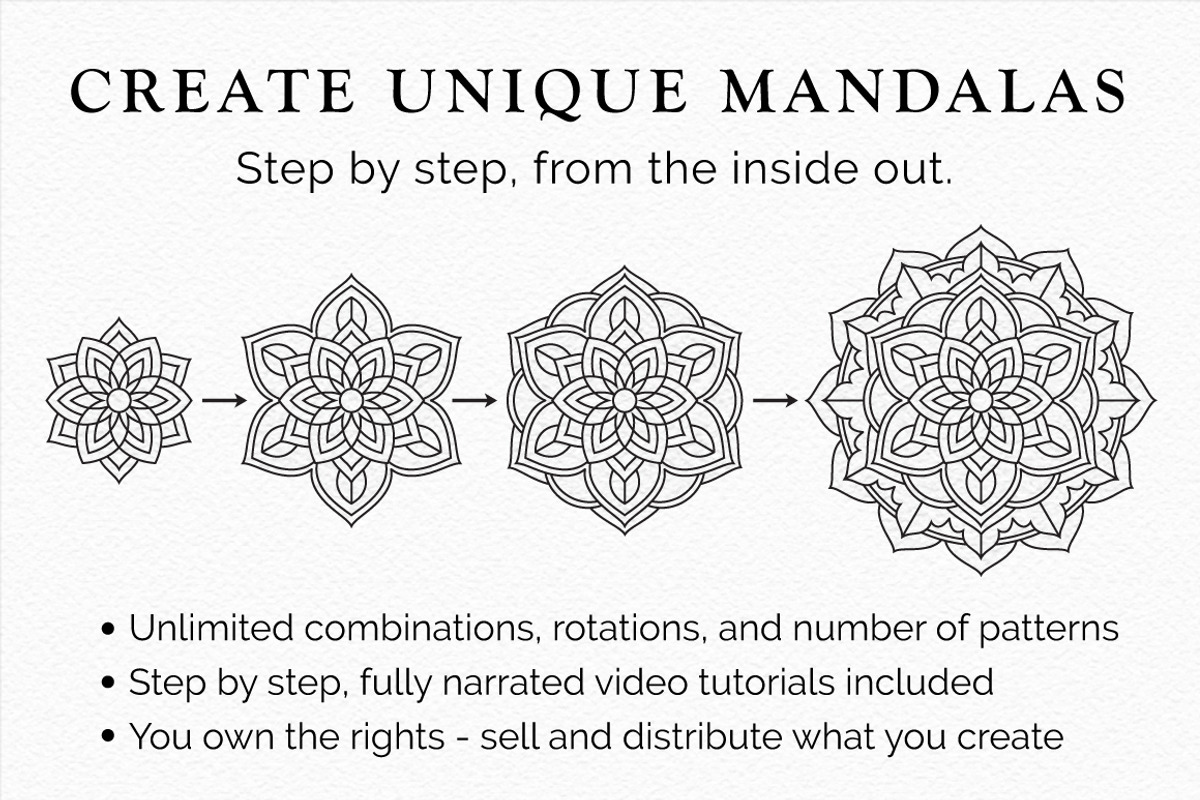 Vector Mandala Creator Basic, a Plug-in Add-On by Drifter Studio (Photo 3 of 5)