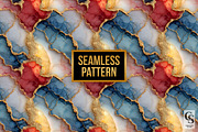 Patriotic Luxury Marble Backgrounds, a Pattern Graphic by Creative Store (Thumbnail 4 of 5)