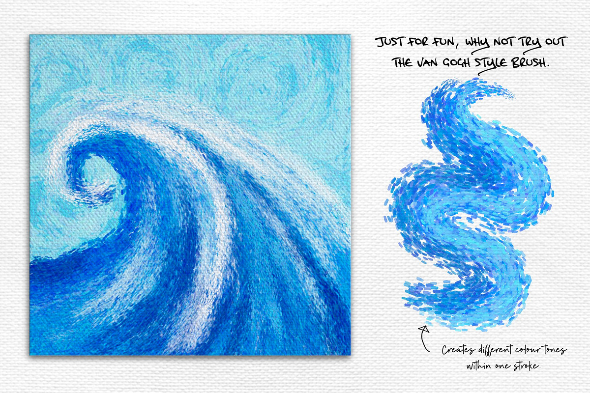 Oil Painter Artist Set for Procreate, a Brush Add-On by SketchWerx (Photo 5 of 21)