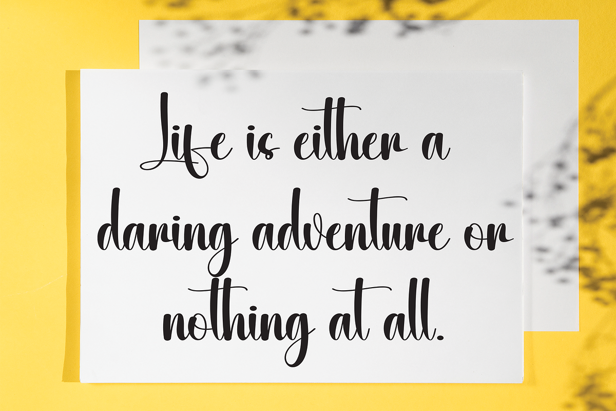 Jogging | Script Font, a Handwritten Font by Scratchones (Photo 4 of 9)
