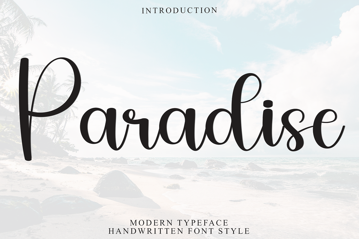 Paradise, a Handwritten Font by FreshTypeINK (Photo 1 of 8)
