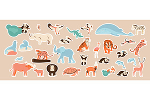 African animals and tigers cute