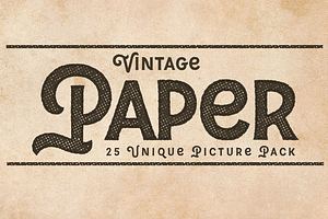 Vintage Paper Photo Pack