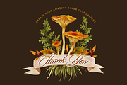 Mushroom Watercolor Fall Graphics, an Illustration by Red Ink (Thumbnail 9 of 9)