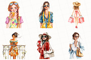 Summer Girl In City Clipart, an Illustration by OK Design (Thumbnail 2 of 5)