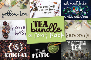 Tea Bundle - A Varie-Tea Font Pack!