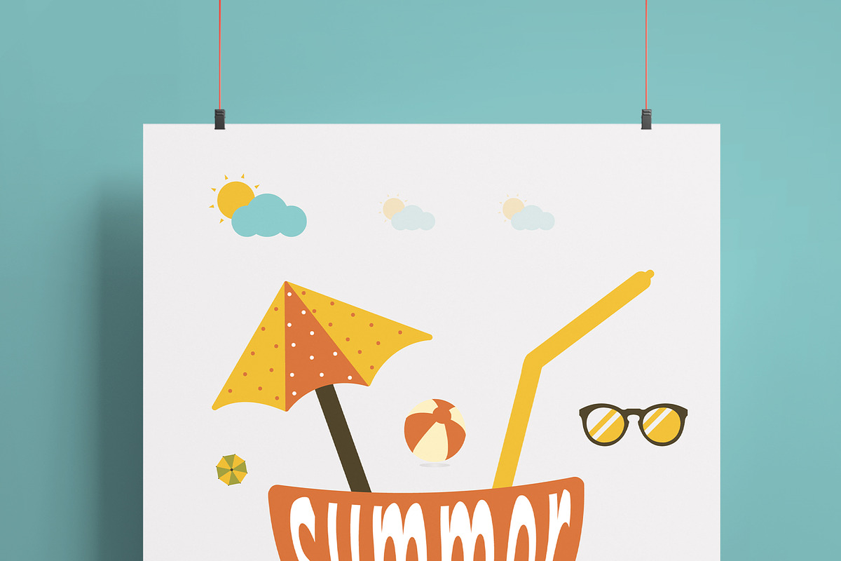 Summer Poster Layout, a Poster Template by MightyDesign (Photo 4 of 8)