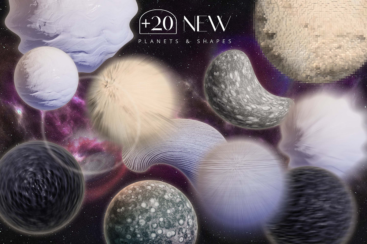 Universe Creator Backgrounds Shapes, a Texture Graphic by Cat In Colour (Photo 3 of 17)