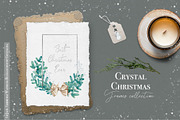 Crystal Christmas watercolor set, a Decorative Illustration by CrystalinaShop (Thumbnail 4 of 18)