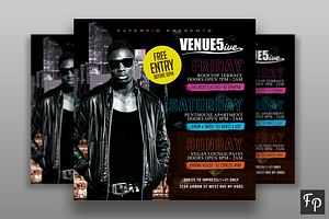 Rooftop Club Flyer