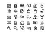 320 + icons outline style, an Icon by Mir store (Thumbnail 8 of 11)