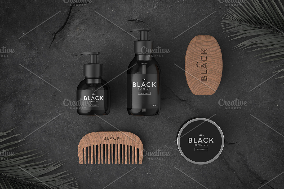 10 Realistic Beard Oil Mockup, a Packaging Mockup by Grand Design (Photo 5 of 6)