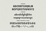 Tirayuna Bold Retro Serif, a Serif Font by Cruzine (Thumbnail 6 of 10)